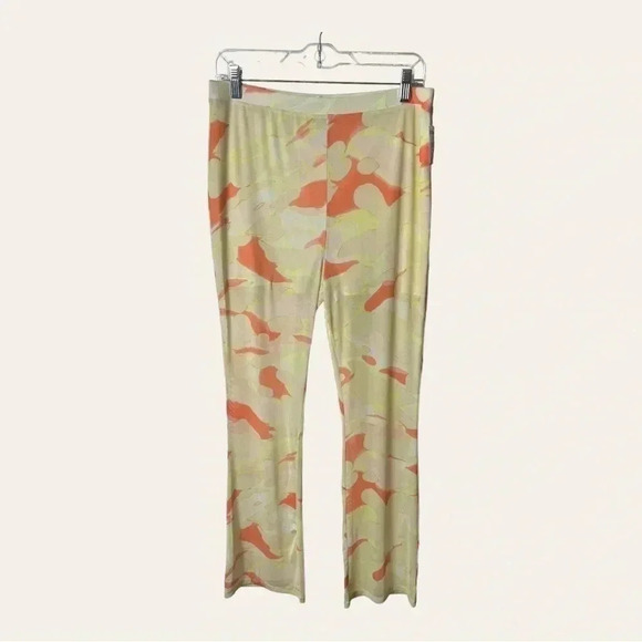 Bp PAINTED MESH FLARE PANTS LINED TO MID THIGH SIZE LARGE - Picture 2 of 11